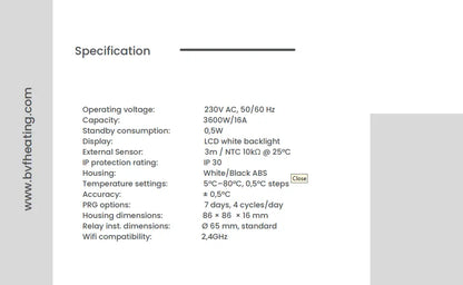 501 - Programmable Wi-Fi Thermostat