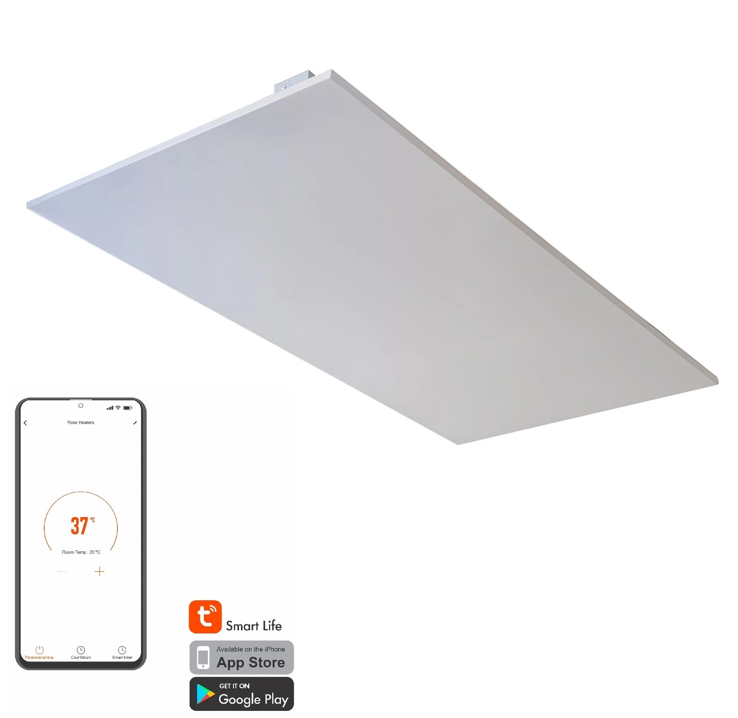 Lotus WiFi - Infrared Ceiling Panel Heater