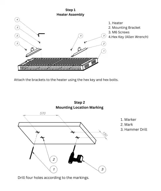 Iris Range - Infrared Ceiling & Wall Panel Heater