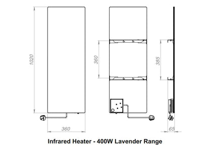 Lavender - Infrared Wall Panel Heater