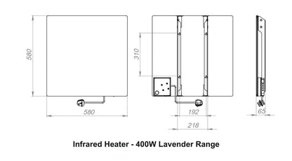 Lavender - Infrared Wall Panel Heater