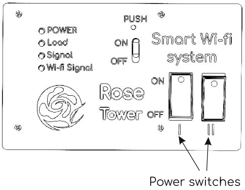 Rose-TOWER - Hybrid Infrared Tower Heater