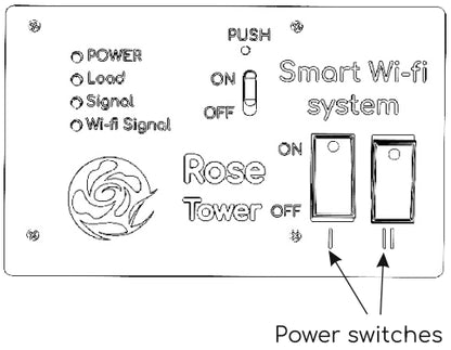 Rose-TOWER - Hybrid Infrared Tower Heater